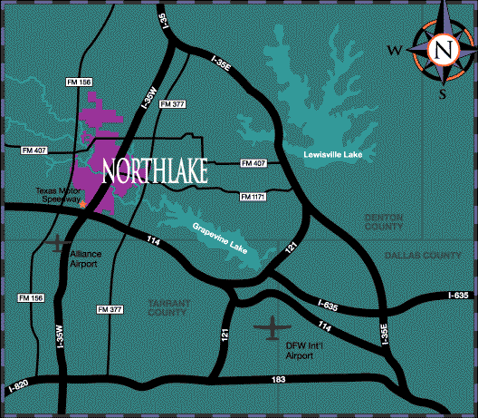 Map of Northlake